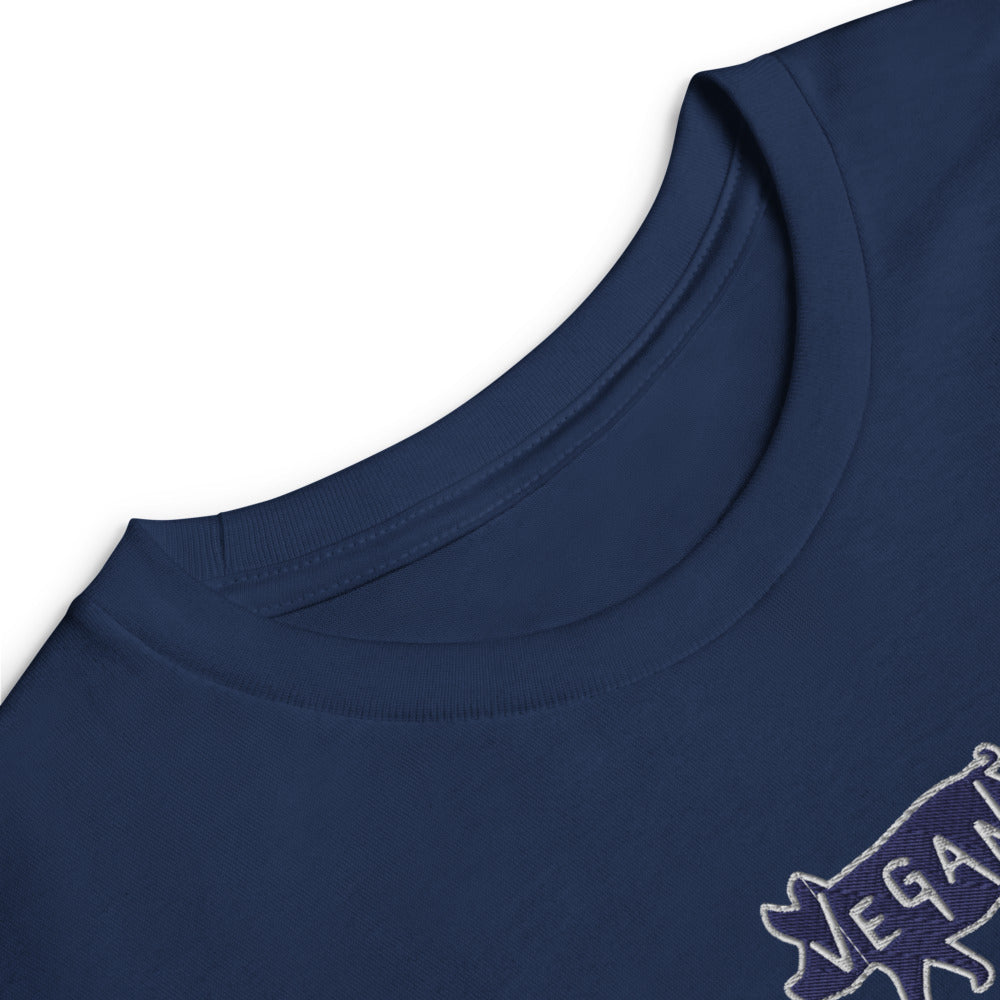 VEGAN Youth Embroidered long sleeve tee