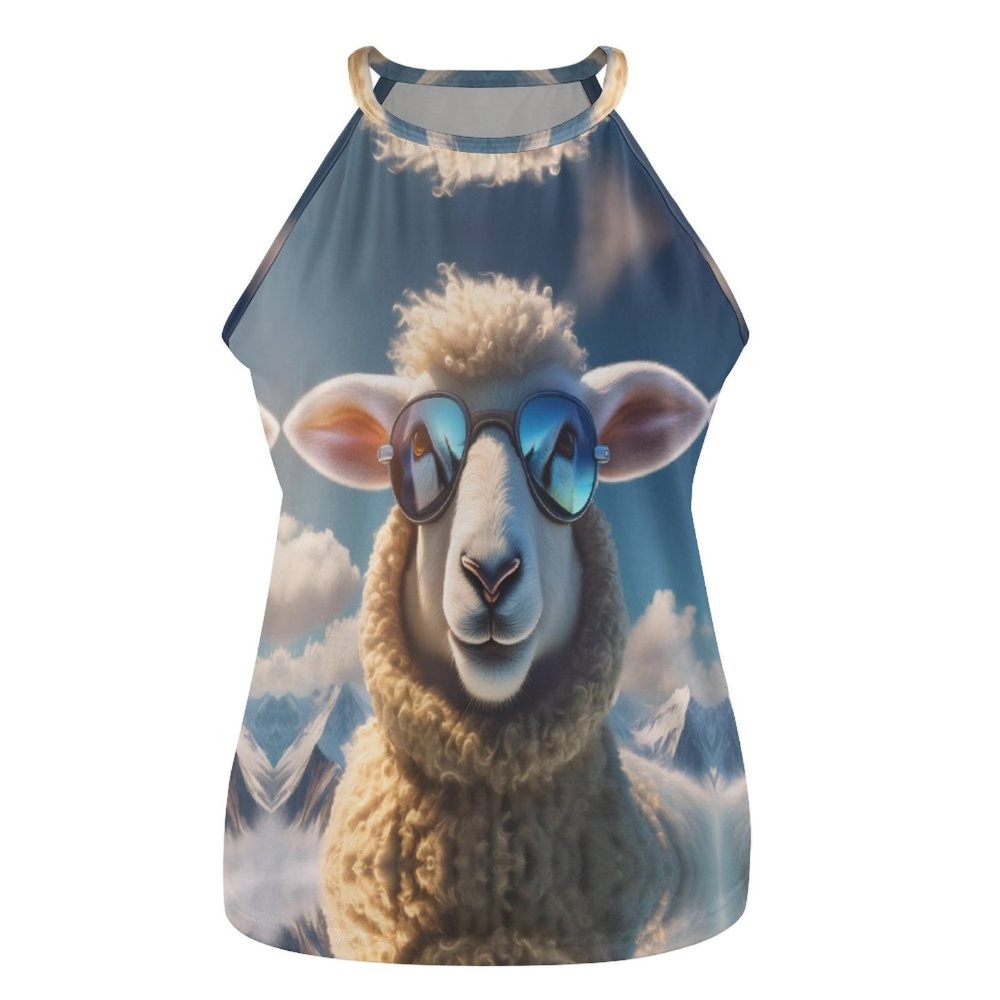 Women's Swaggy Lamb Round Neck Vest Tank