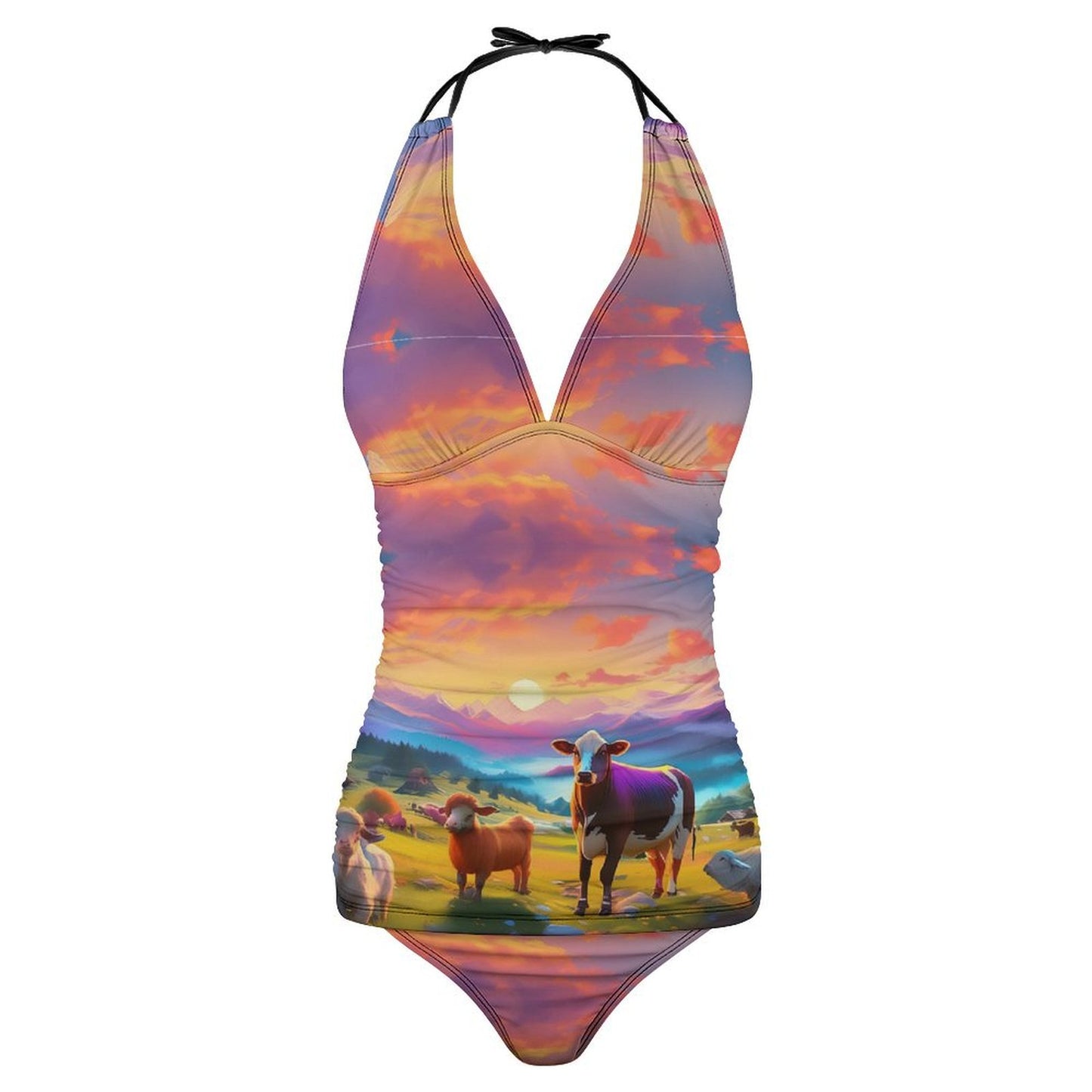 Womens Split swimsuit