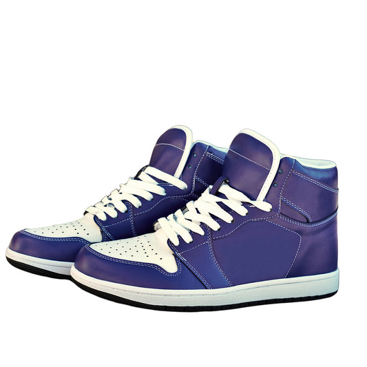 Blue/White VEGAN Retros - Blue Steel-