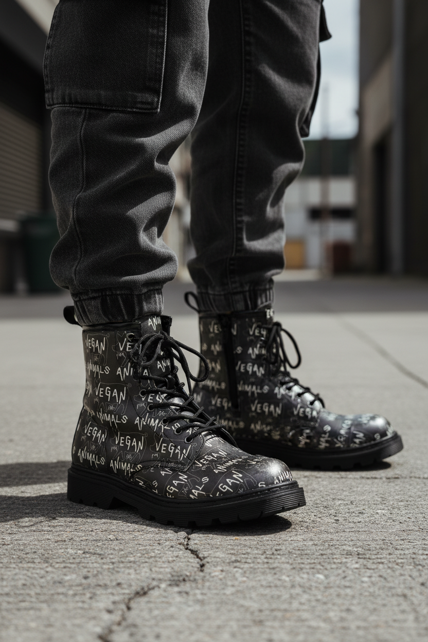 VEGAN For The Animals Streetstyle Boots