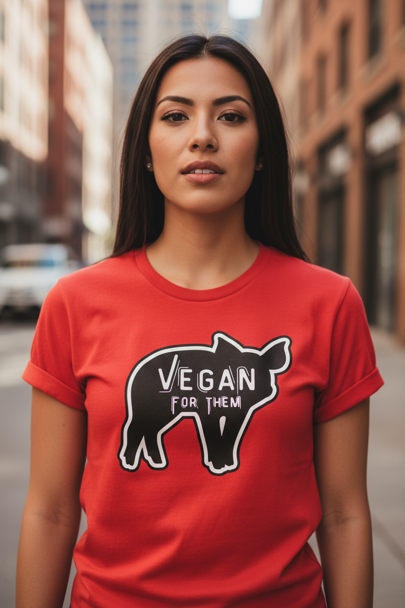 VEGAN For Them Unisex Organic Cotton T-shirt