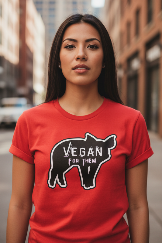 VEGAN For Them Unisex Organic Cotton T-shirt