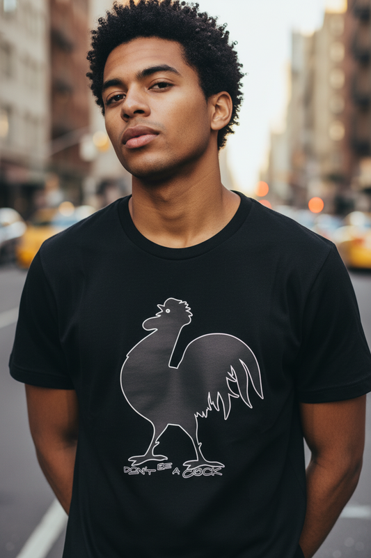 VEGAN " Don't Be A Cock" Short-Sleeve Unisex T-Shirt