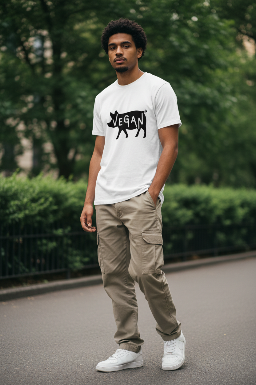 White lifestyle model mockup