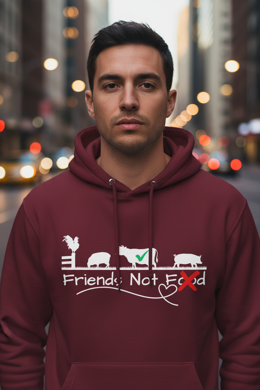 Maroon Hoodie Mockup