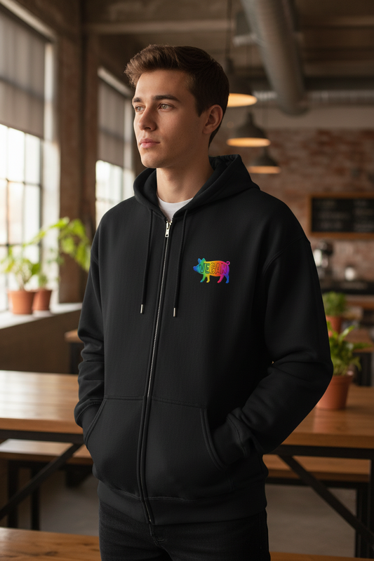 VEGAN Unisex heavy blend zip hoodie