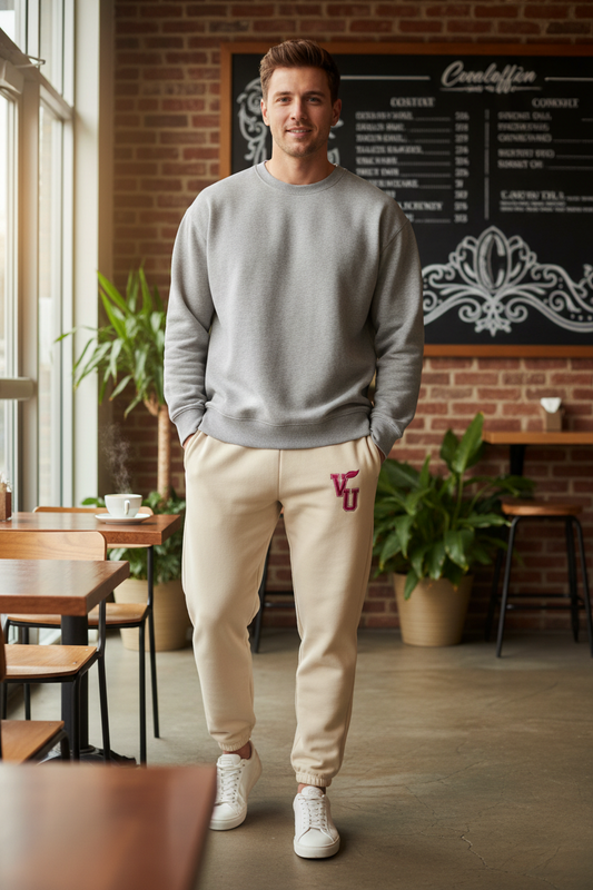 Vegan University Embroidered Heavyweight sweatpants