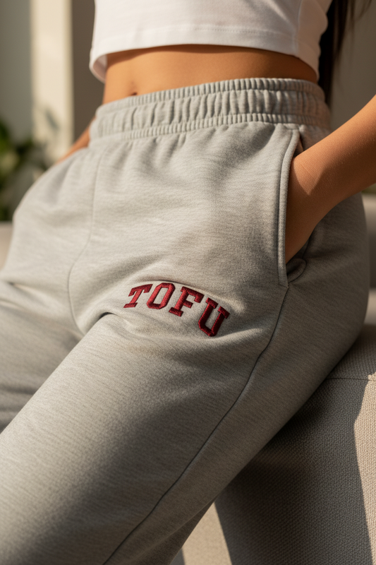 TOFU Embroidered Premium Heavyweight sweatpants