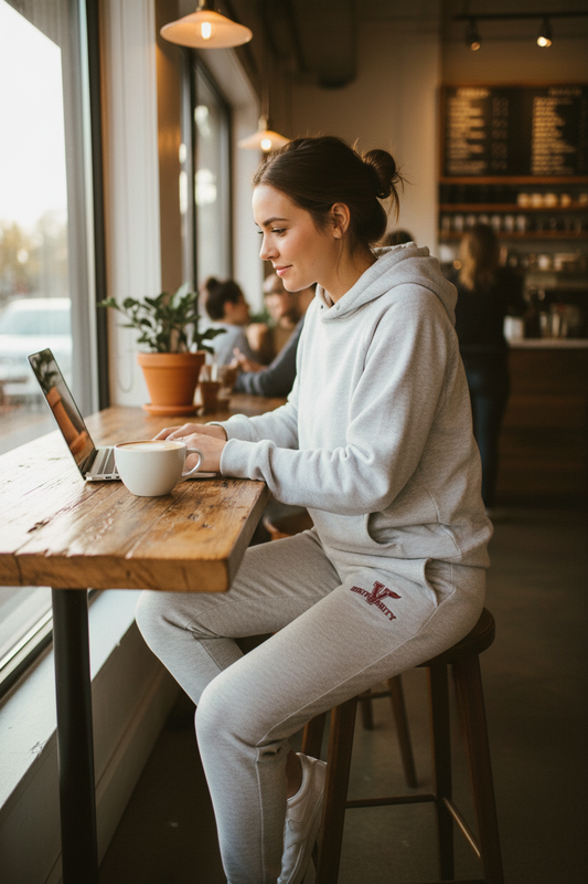 Vegan University Embroidered Premium Heavyweight sweatpants