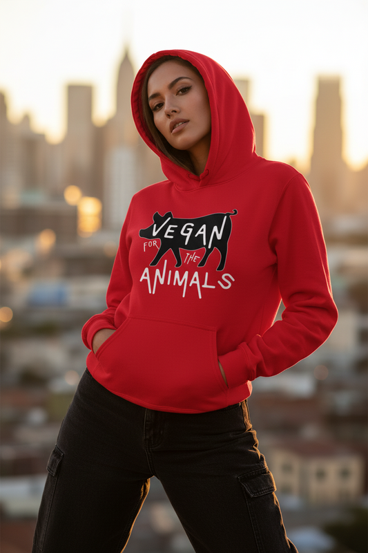 VEGAN For The Animals Unisex Hoodie