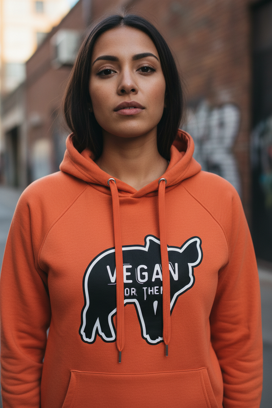 VEGAN For Them Unisex Eco Raglan Hoodie