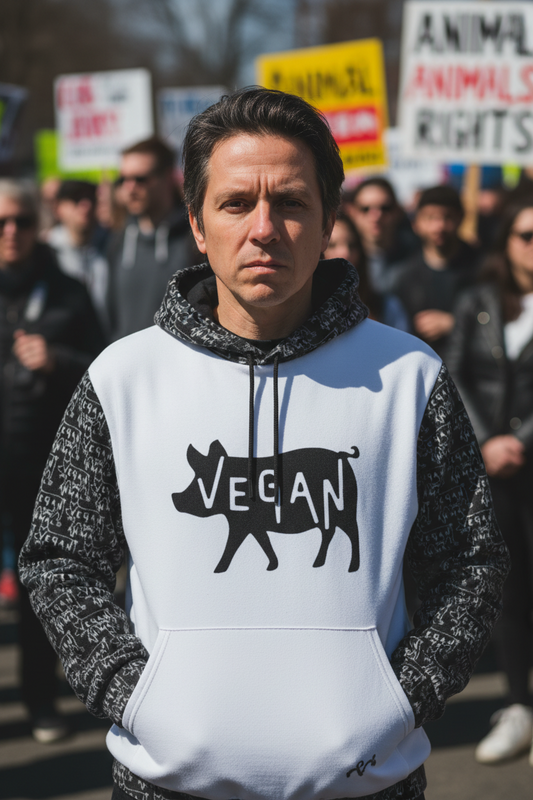 VEGAN Heavy Fleece Pullover Hoodie