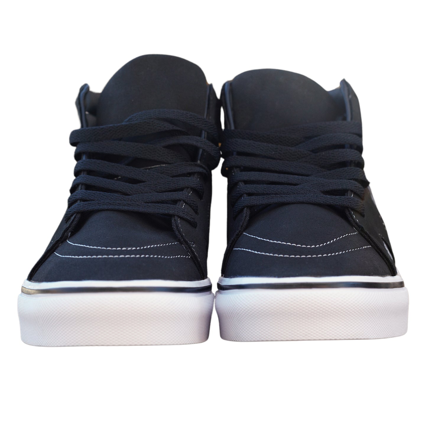 Vegan Cow Faux Suede Hightop Sneakers