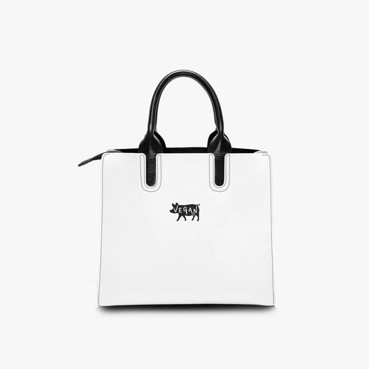 VEGAN Faux Leather Designer Tote Bag