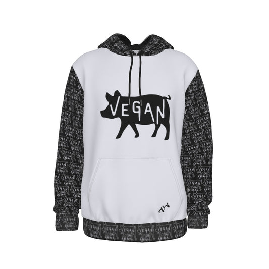 VEGAN Heavy Fleece Pullover Hoodie