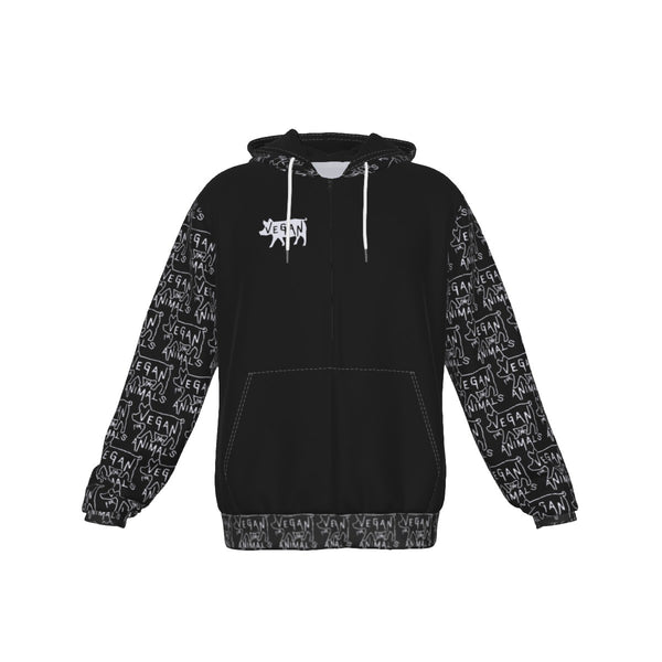 Vegan 2024 zip hoodie