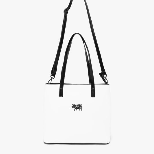 VEGAN Faux Leather Tote Bag