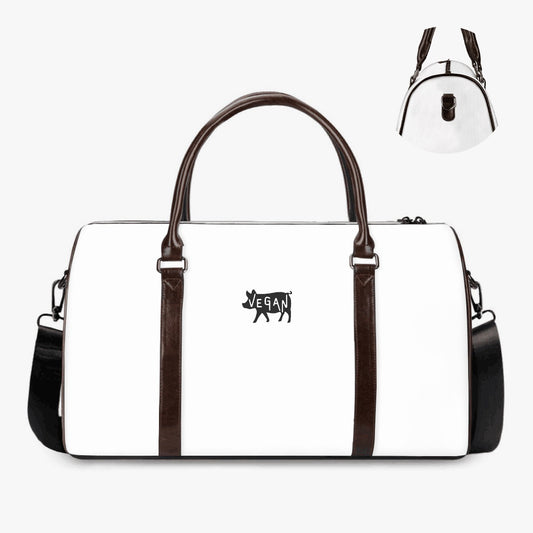 VEGAN Faux Leather Travel Duffle Bag