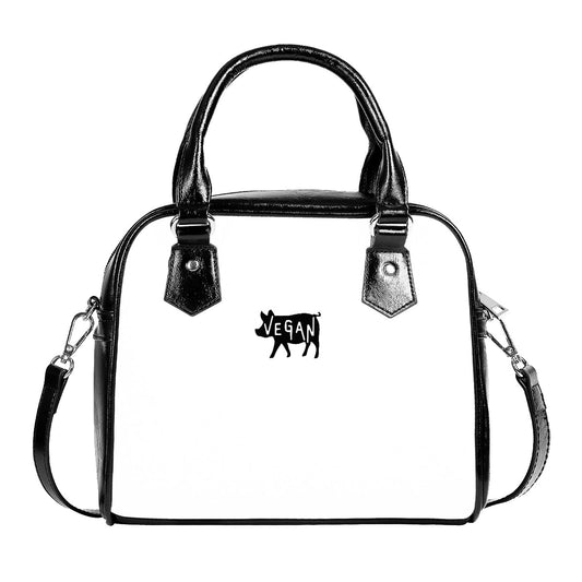 VEGAN Faux Leather Designer Handbag With Single Shoulder Strap