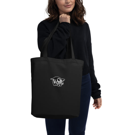 VEGAN Eco Tote Embroidered Bag