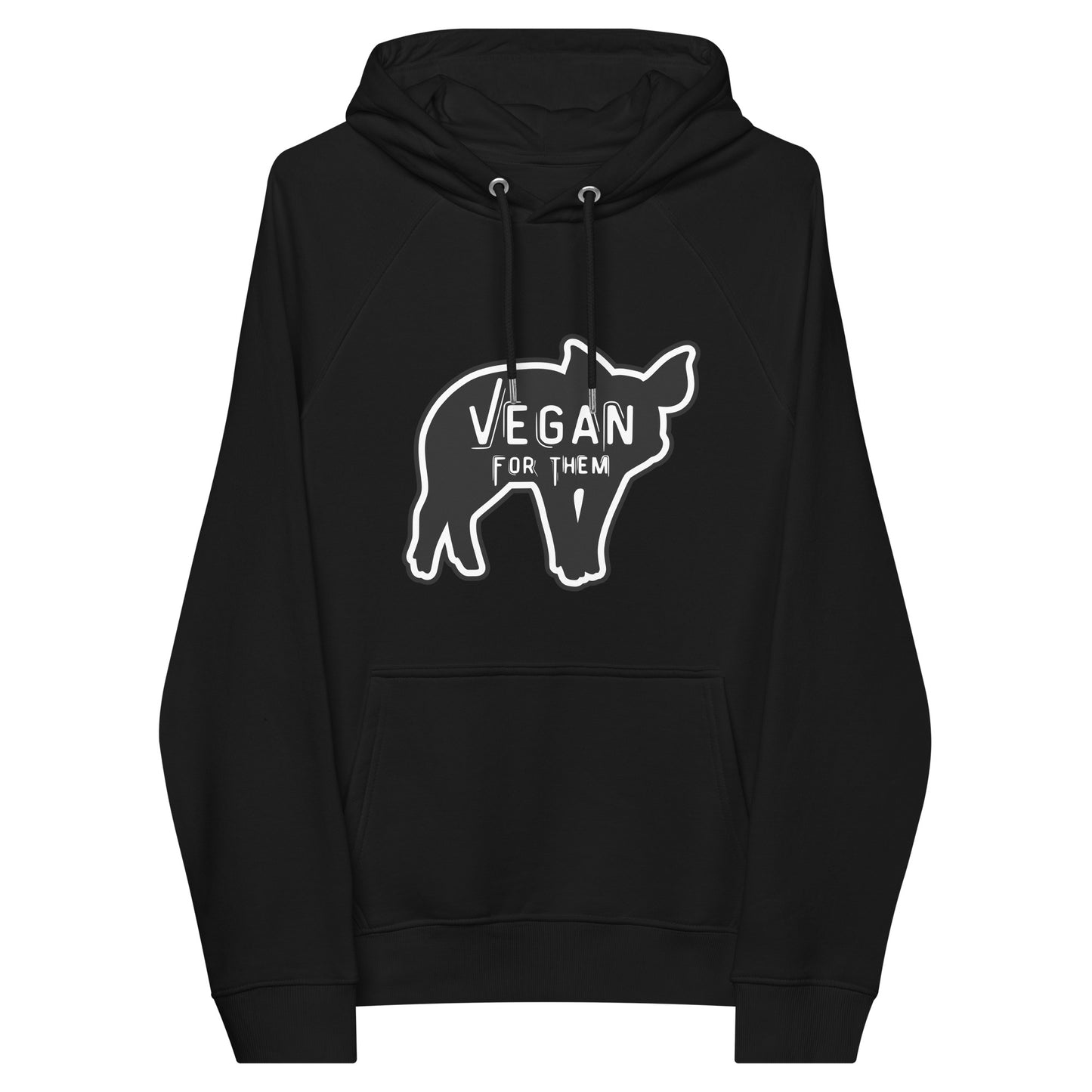 VEGAN For Them Unisex Eco Raglan Hoodie