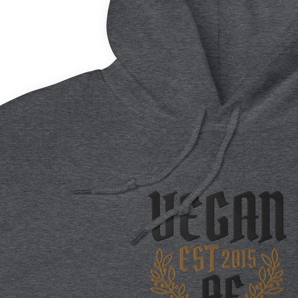 VEGAN AF Est **** CUSTOMIZABLE Embroidered Unisex Hoodie