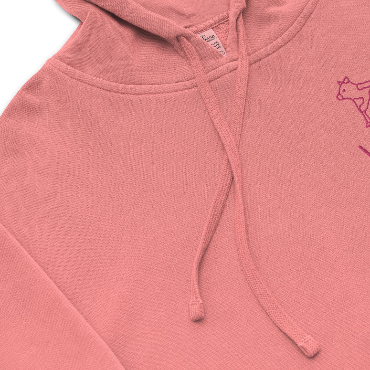 VEGAN For Them Unisex Pigment-Dyed Hoodie